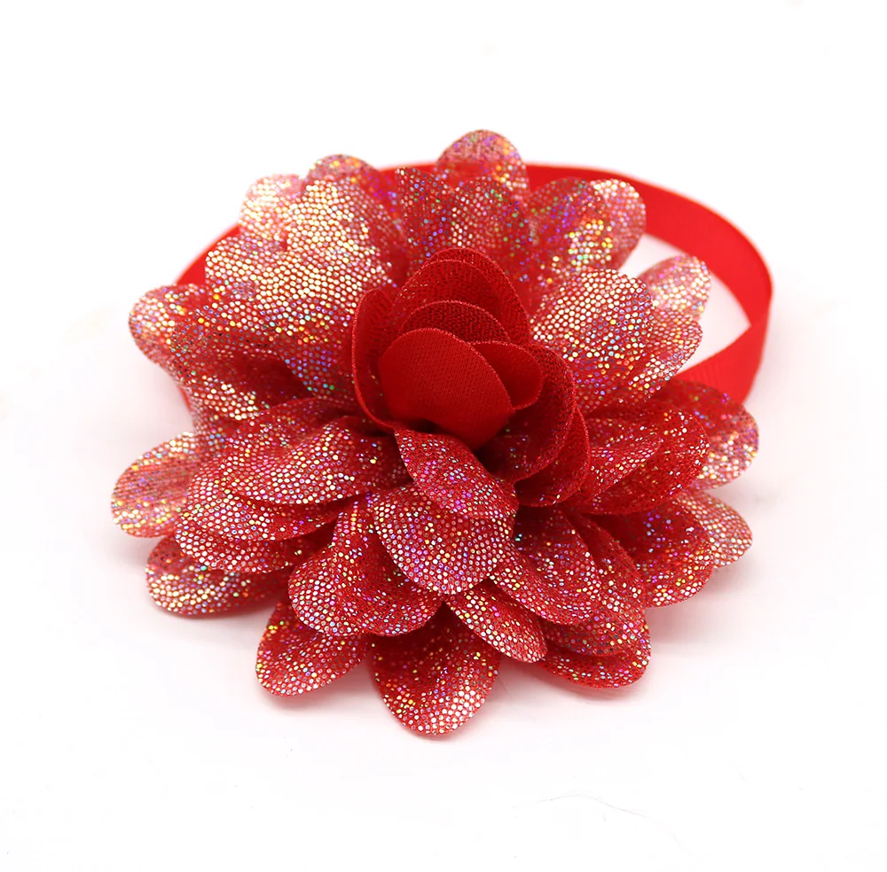 

New 50/100pc Pet Accessories Dog Bow Tie Flower Pet Dog Cat Bowtie Neckties Spring Pet Supplies Dog Accessories for Small Dogs