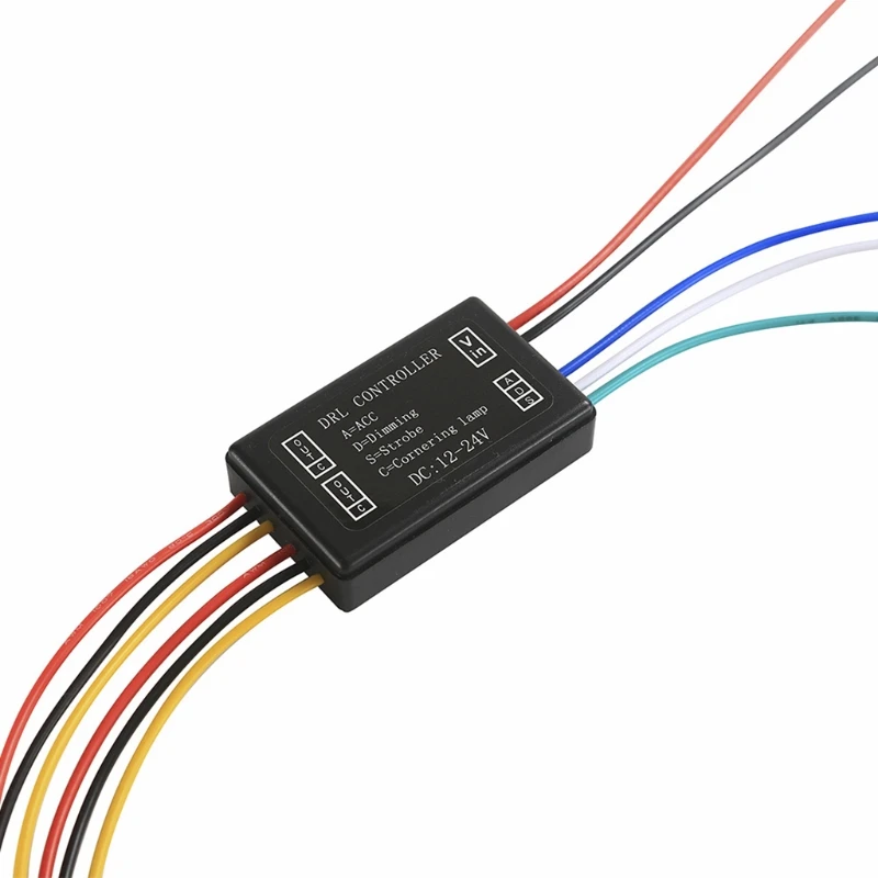 

Lightweight Car Auto LED Daytime Running Light Controller DRL Relay Harness Automatic On Off Switch Fog Control Dimmer