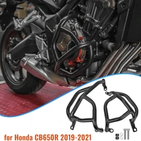 motorcycle engine bumper guard crash bars frame slider protector for honda cb650r cb 650r cb650 r 2019 2020 2021 accessories