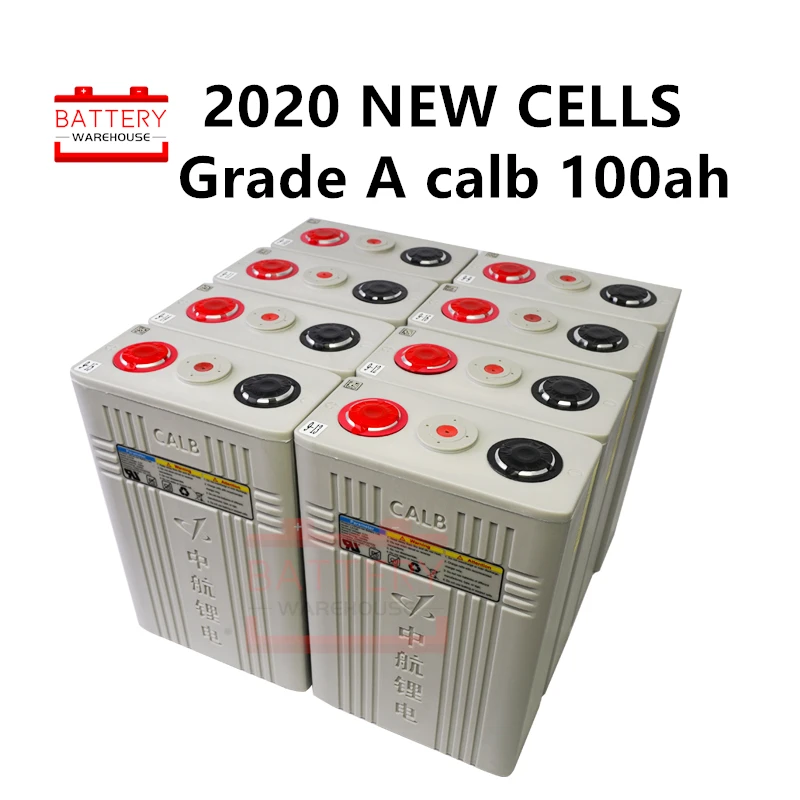 16 шт. 3 2 v 100ah Перезаряжаемые Класс в Calb LIFEPO4 Батарея клетки CA100 Пластик 12v400AH 24V200AH