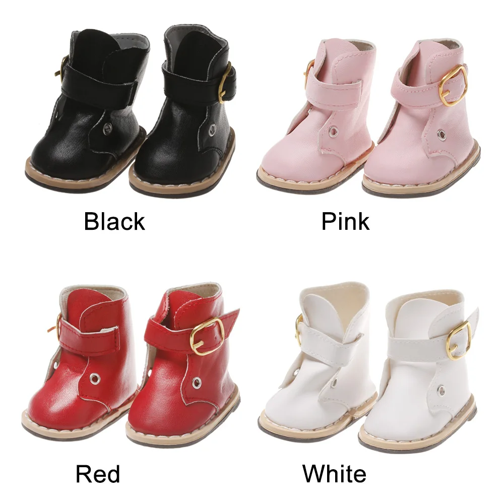 Новые кукольные сапоги обувь из искусственной кожи для 18 дюймов ручной работы