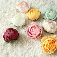 peony flower head home decoration artificial flowers fake flowers green plants wedding party decoration garden decoration
