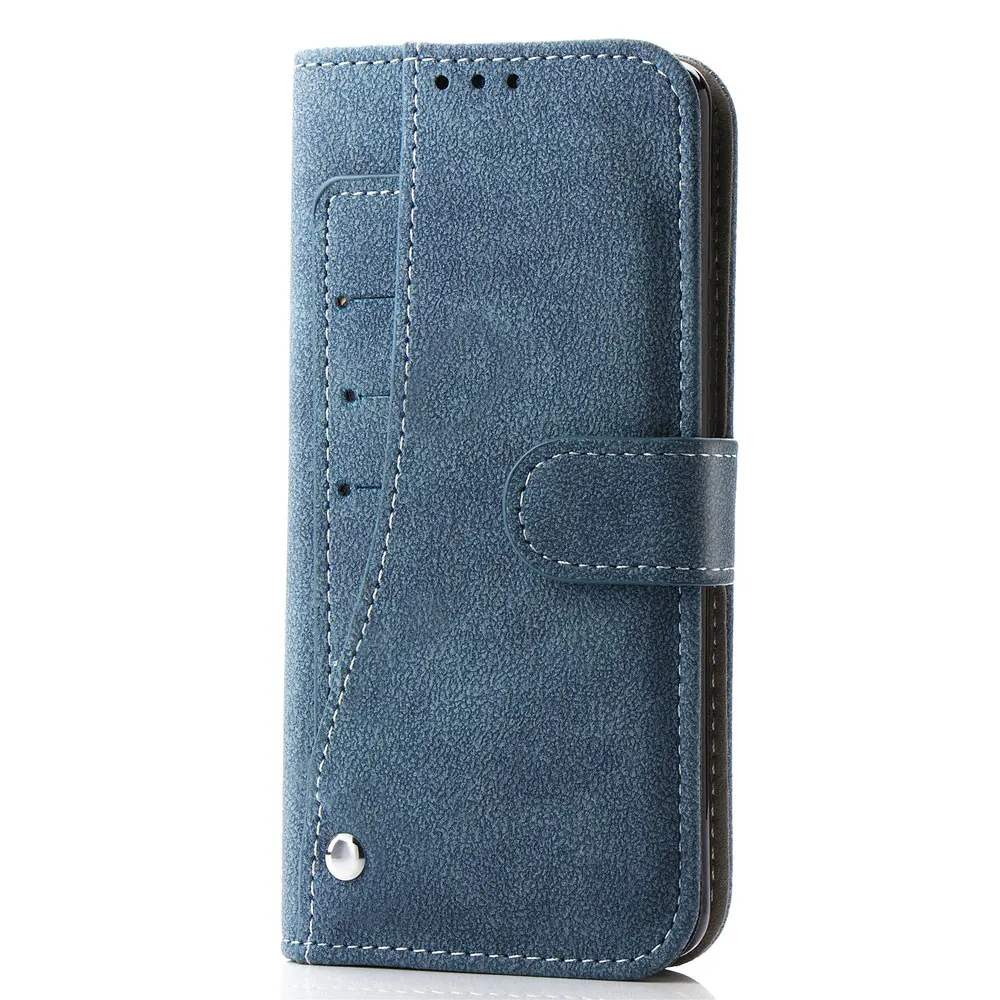 Blue Чехол-книжка для samsung S10 PLUS, чехол S10e S10lite из искусственной кожи, чехол-книжка с подставкой для samsung Note 10 Plus S9, чехол-книжка Conque - Цвет: Blue