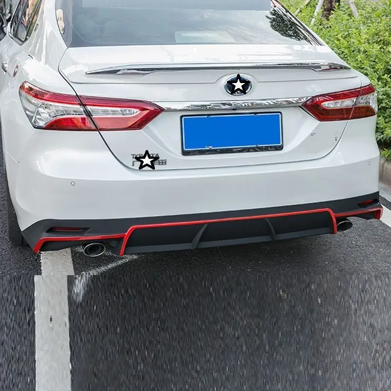 Стайлинг Automovil декоративные модифицированный протектор задний диффузор Тюнинг автомобиля Передние Губы бамперы 18 для Toyota Camry