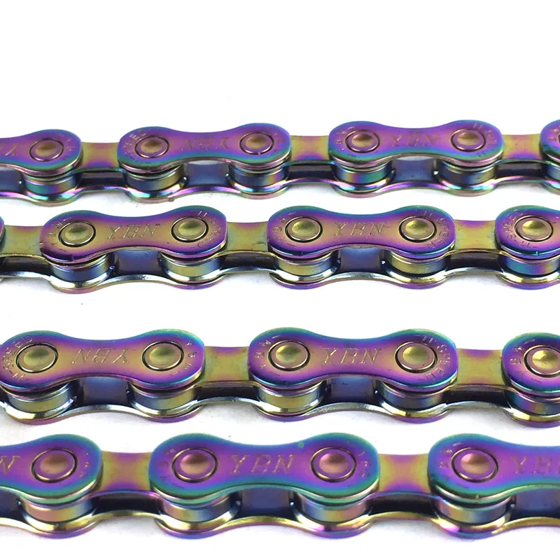 

YBN 11-Speed Bicycle Chain Super Cool Neon Like 120L 260g MTB Road Bike Accessory Chain For Shimano SRAM Campanolo System