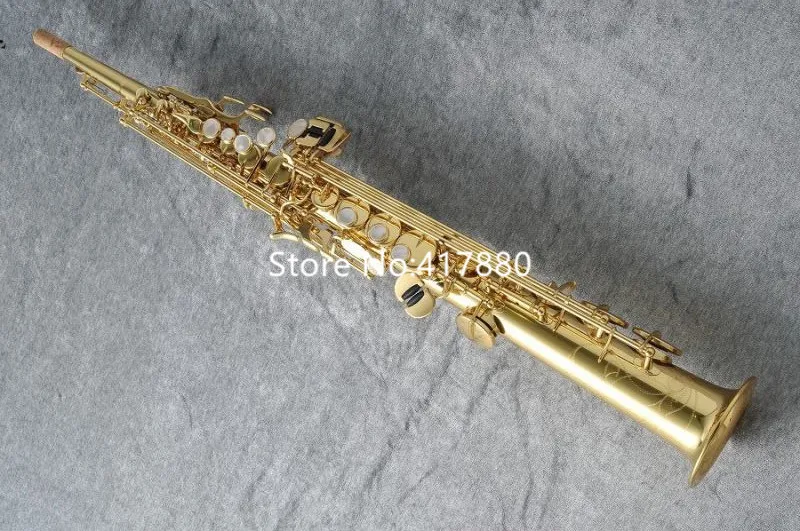 High Quality MARGEWATE Brand S-901 B flat Soprano Saxophone Brass Music Instruments Sax With Case Mouthpiece Free Shipping | Спорт и
