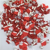 20g gloves snowflake christmas resin diy supplies nails art polymer soft clay accessories diy sequins scrapbook shakes