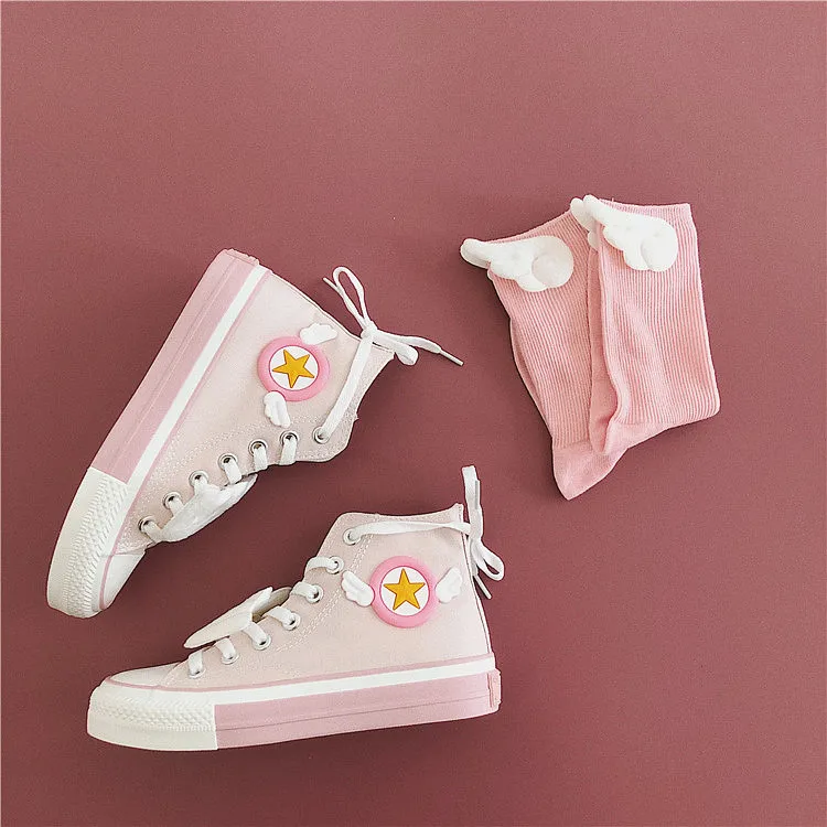 

Japanese Sweet Lolita Shoes Kawaii Girl Tea Party Princess Kawaii Magic Girl Cardcaptor Sakura Women Shoes Loli Cosplay Cos