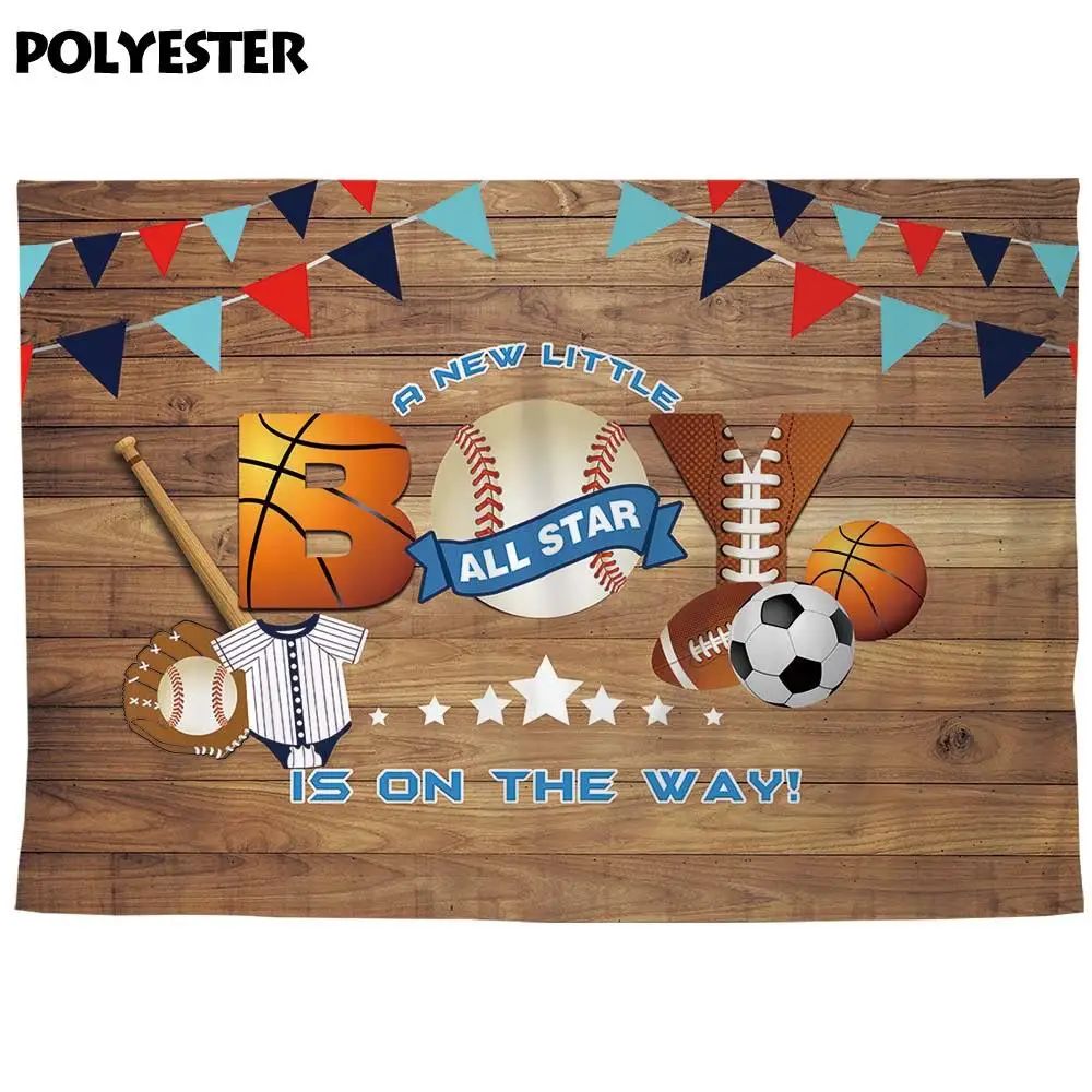 Allenjoy новорожденный фон деревенский коричневый деревянный пол мяч форма