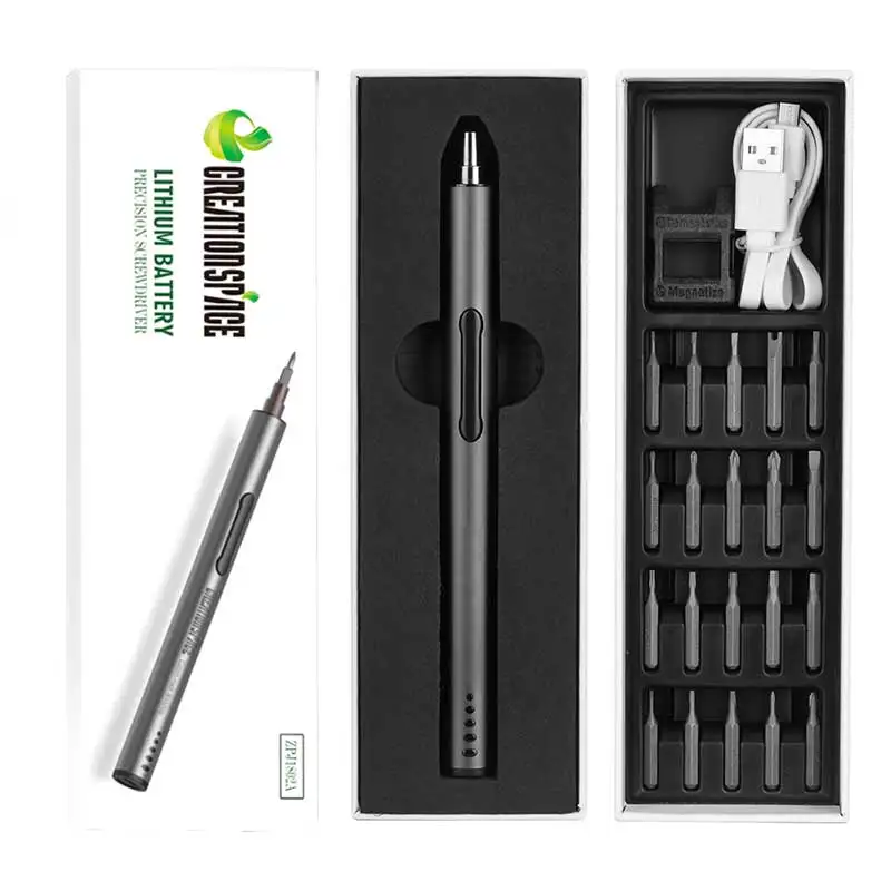 creationspace mini brushless cordless electric screwdriver tools for repairing mobile phones glasses free global shipping