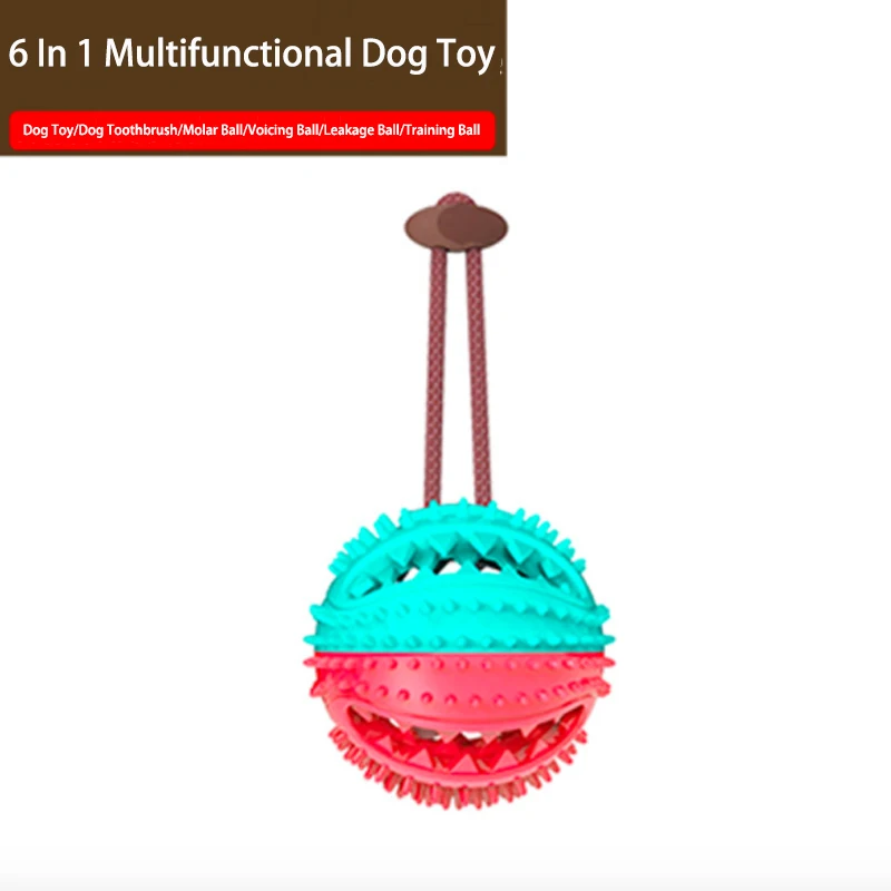 Интерактивная игрушка для утечки пищи собак перекуса молара с присоской