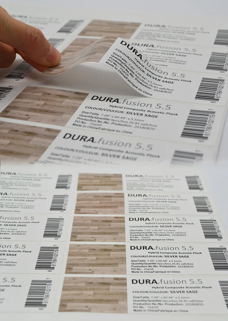 Настраиваемые наклейки/печать логотипа/Прозрачная Клейкая наклейка/PE ПВХ