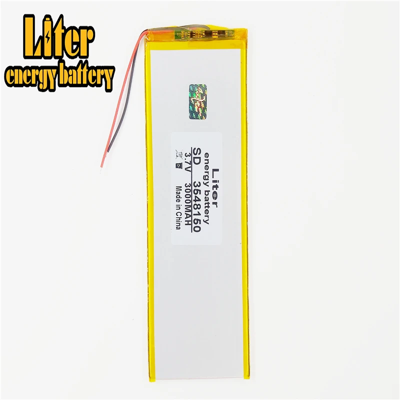 3 7 V 3000mAh литий-полимерный аккумулятор планшета 3548150 3550150 таблетка батареи
