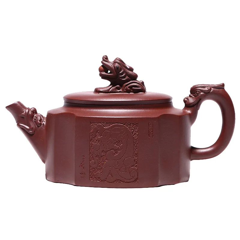 

Zisha teapot original mine Zini Longyin Sifang tea set gift teapot