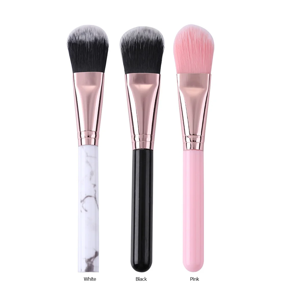 

Concealer Makeup Brush Nylon Wool Flat Face Foundation Blend Cosmetic Brush Tool Professional Makeup Portable Design