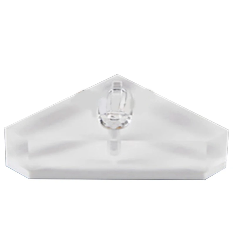 

Прозрачная белая акриловая кольцо полка для колец кронштейн ювелирные изделия Дисплей полка ювелирных изделий из серебра Дисплей