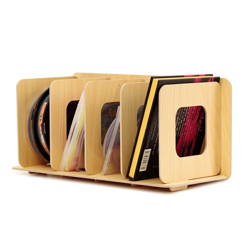 Деревянный приемный креативный стеллаж для Cd дисков Dvd пленки шкаф хранения F1003| |