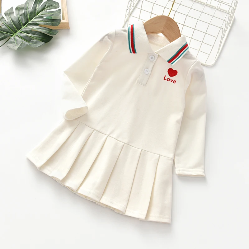 От 1 до 6 лет платье для маленьких девочек с вышивкой в виде сердца вечерние платья