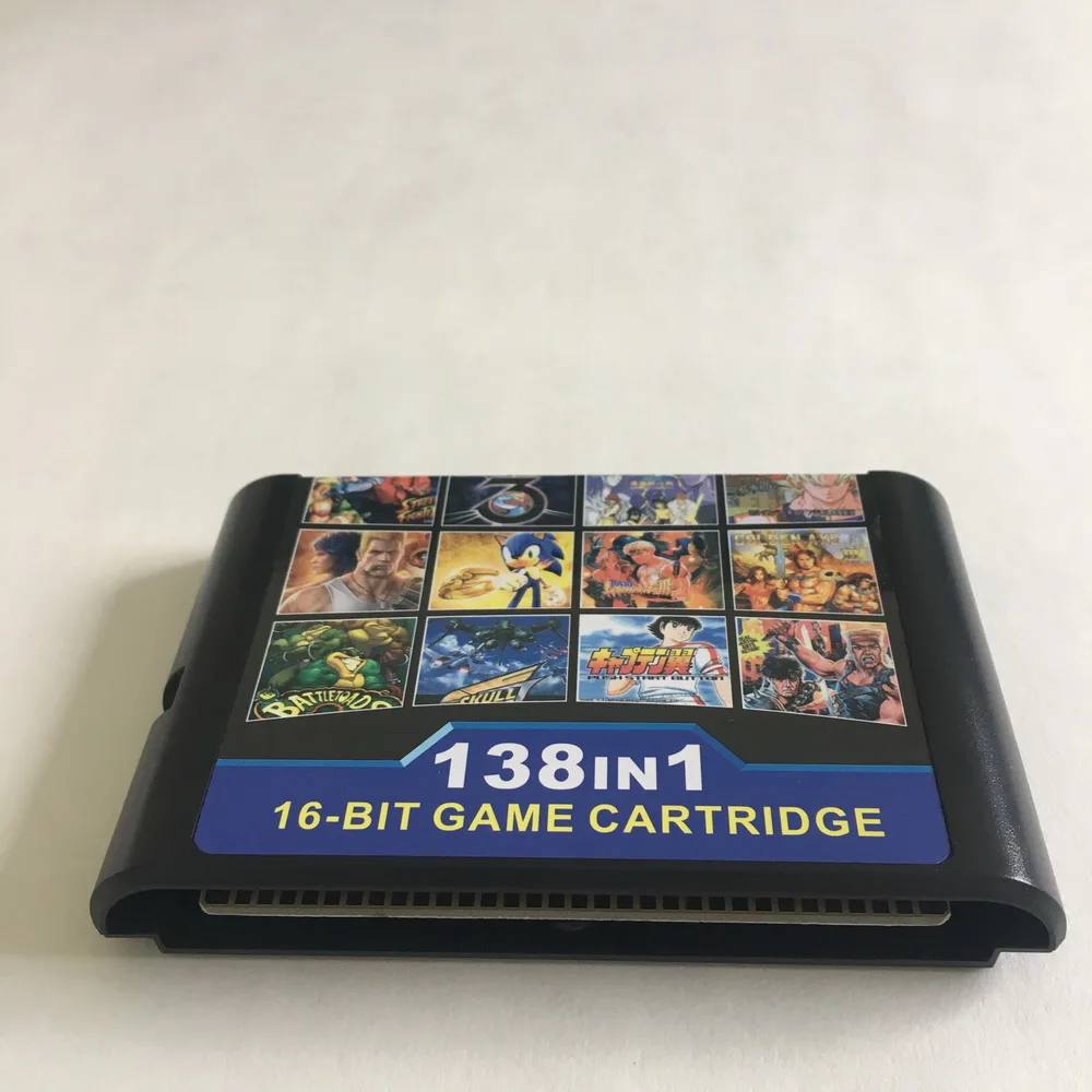 SEGA игры 138 в 1 игровой картридж 16 бит карточная игра для Сега Мега Драйв 2 Genesiss