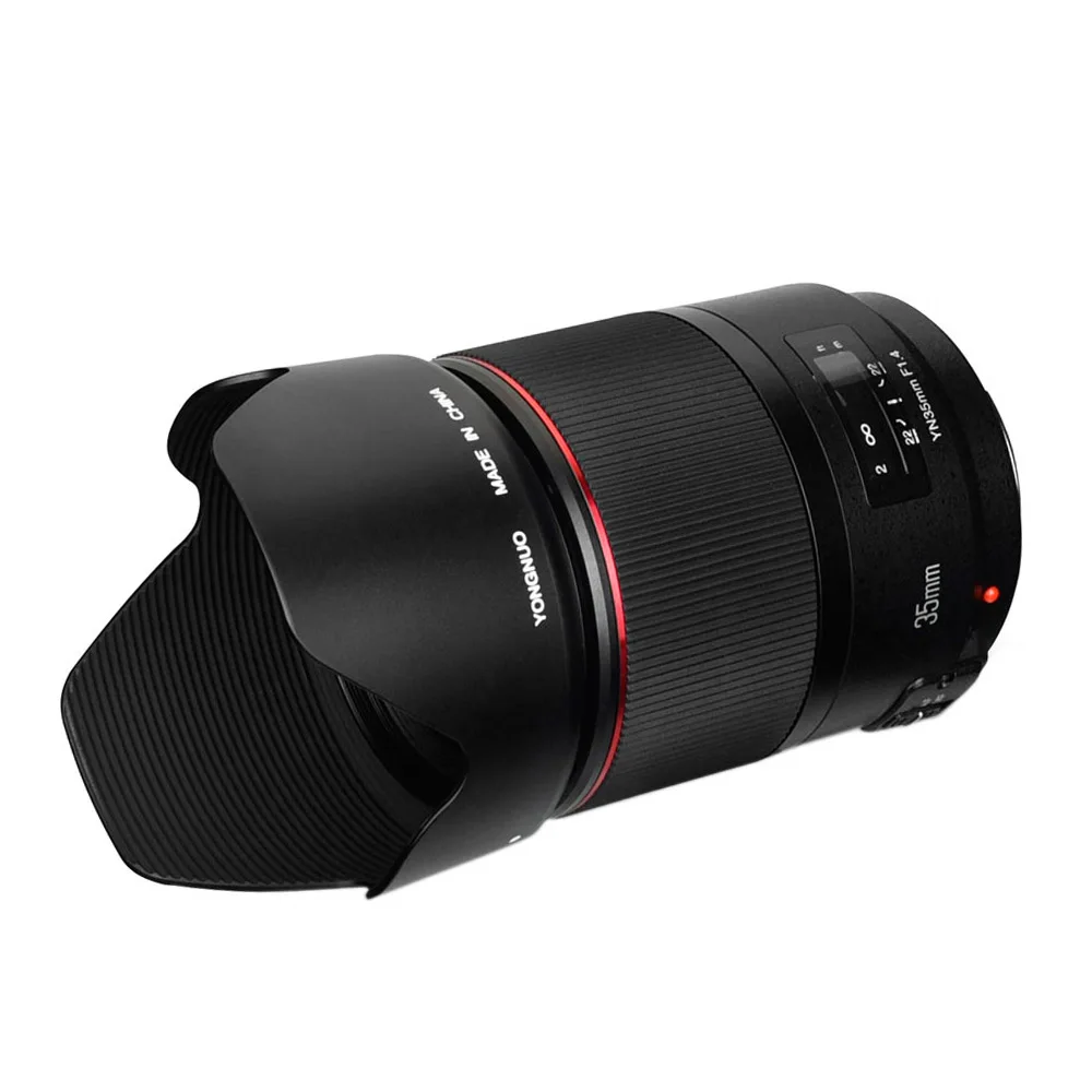 Объектив YONGNUO для камер YN35mm F1.4 стандартная широкоугольная основная линза с яркой