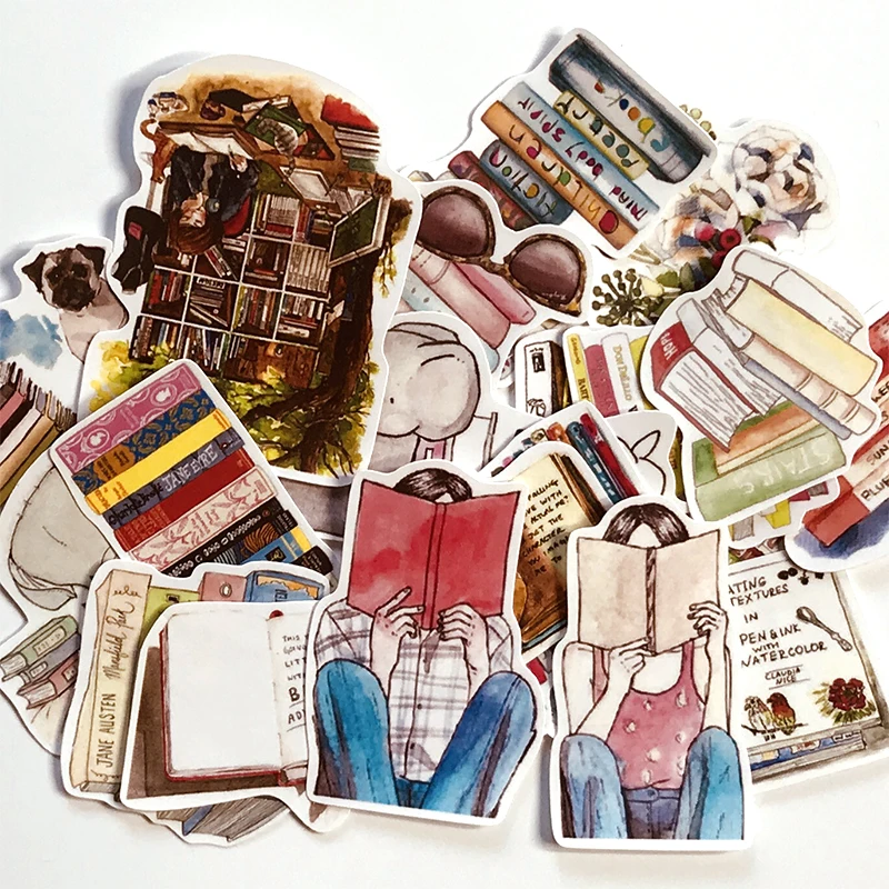 19 шт. девушка книга комплект Стикеры s ремесла и Скрапбукинг Студенческая