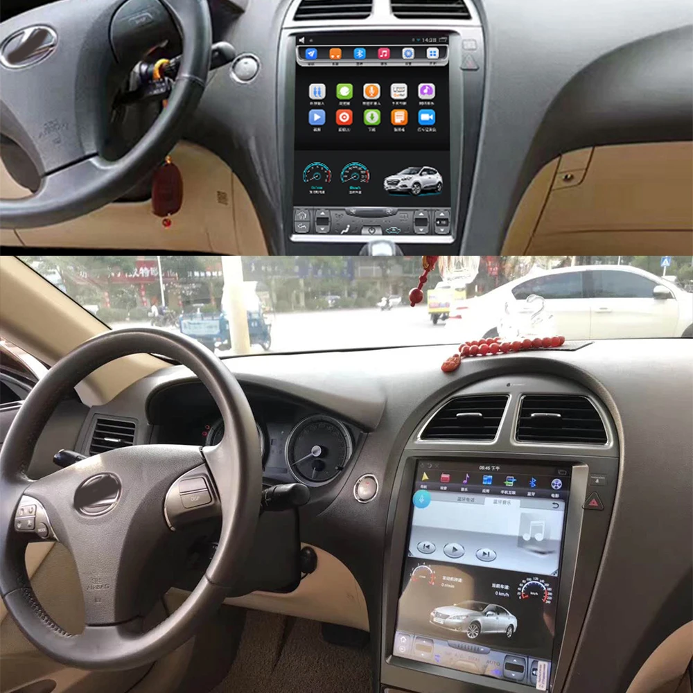 Автомобильный мультимедийный плеер стерео GPS DVD радио навигация Android экран