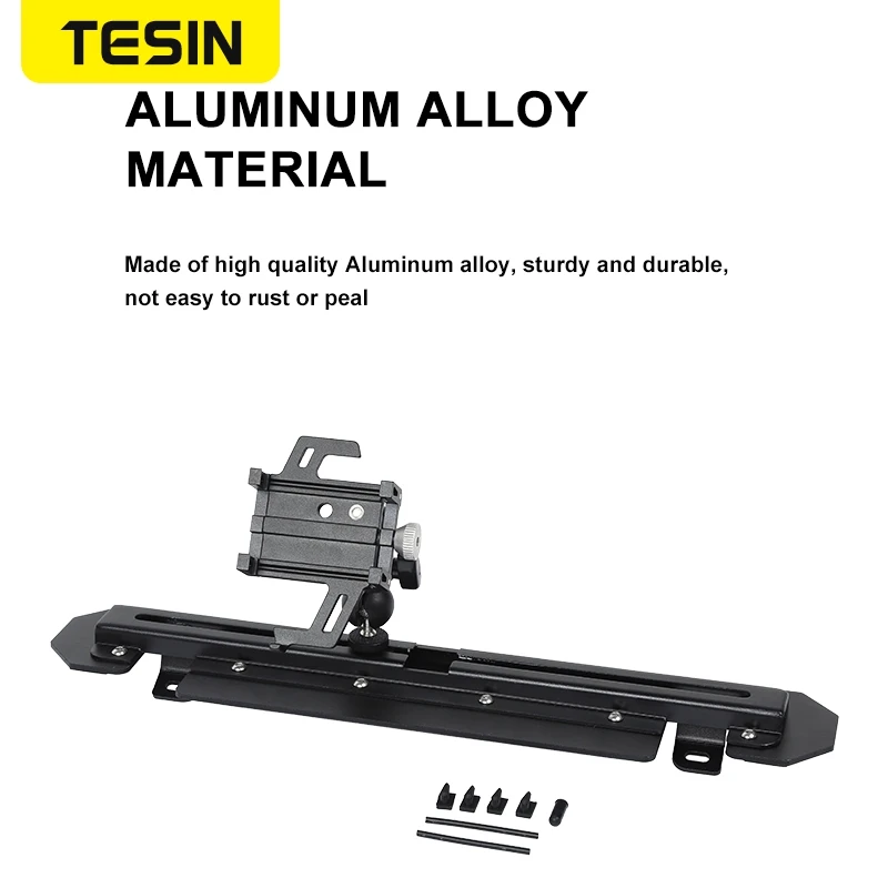 tesin gps stand holder for jeep wrangler jl car mobile phone support holder interior accessories for jeep gladiator jt 2018 2020 free global shipping