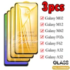 9D Защитное стекло для Samsung Galaxy M42 F62 A32 A52 полное покрытие Защита экрана для samsung M12 M02 F02s gelaksi M 42 Premium