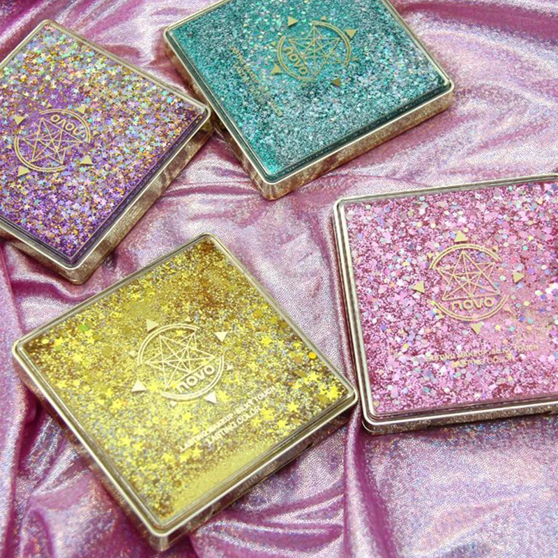 

12 Colors Shimmer Matte Glitter Eye Shadow Quicksand Palette Cosmetics Eyes Beauty Make Up Eyeshadow