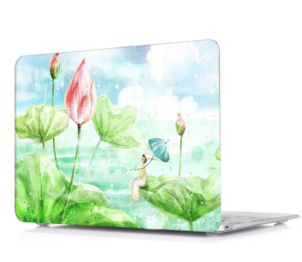 Защитный чехол для ноутбука с рисунком Жесткий Чехол клавиатуры Apple Macbook Air Pro Retina