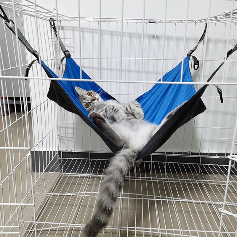 

Cat Hammock Soft Cozy Fleece Hanging Bed for Puppy Cats Warm Pet Bed Cat Mat Kitten Bed Pad Cage Hammock Pet Sleeping Supplies