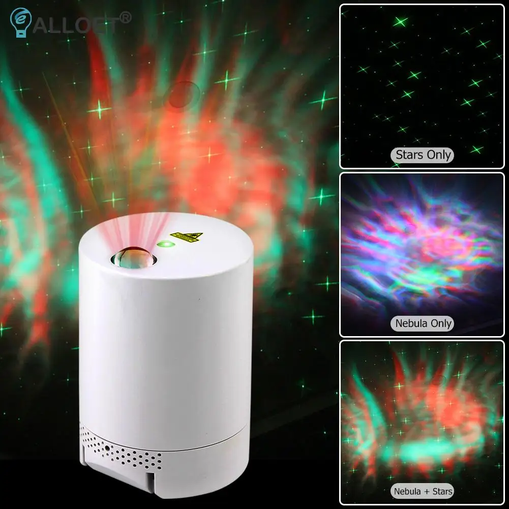 

Galaxy Starry Sky Projection Light Bedside Lamp Intelligent Night Light LED Rotating Dream Star Night Corridor Bathroom