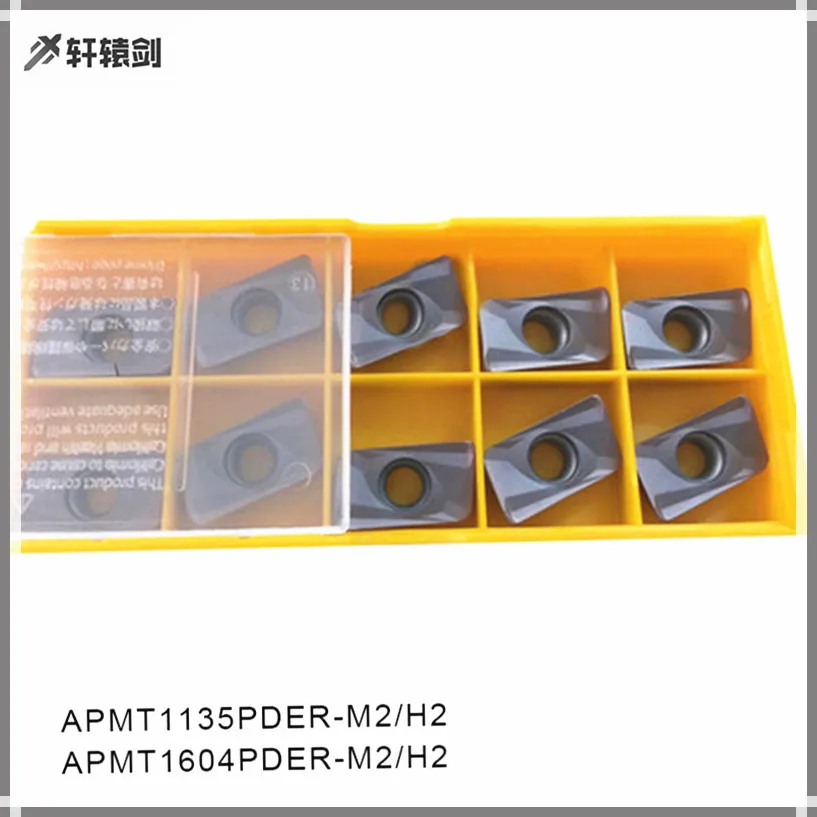 10 шт. APMT1135 APMT1604 H2 M2 VP15TFX токарный инструмент вставной карбидный станок с