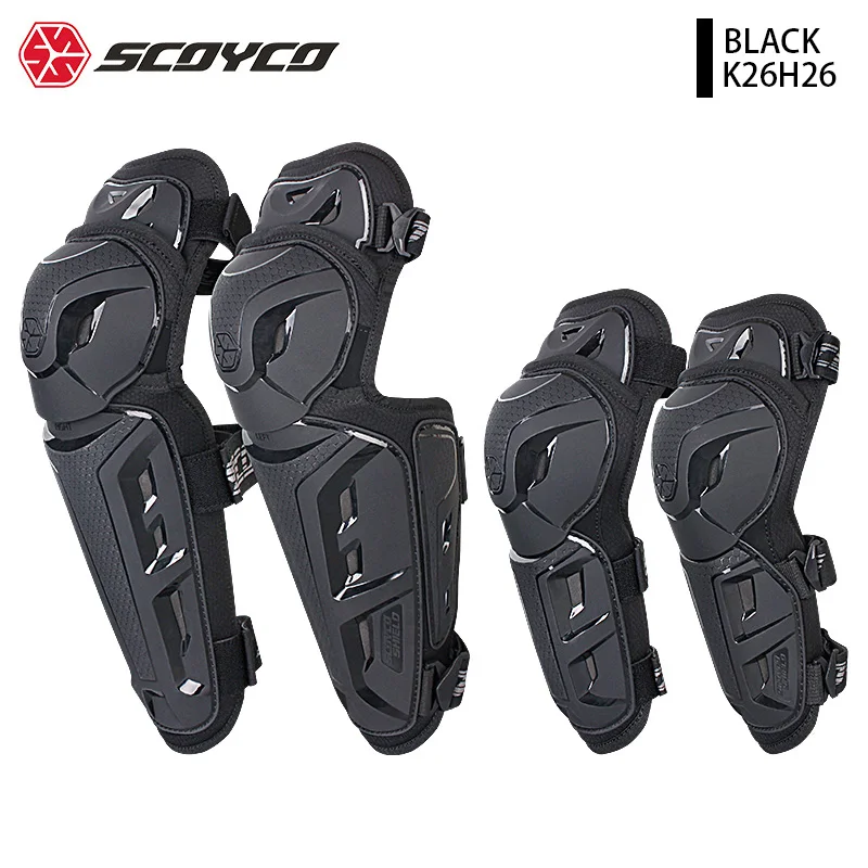 

Scoyco K26 мотоциклетные наколенники для мотокросса по пересеченной наколенник защитный Шестерни носимых Мотокросс налокотники + наколенники