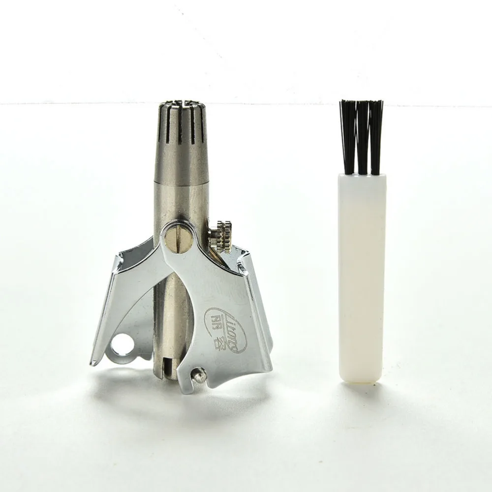 

Stainless Steel No Battery Required Portable Manual Nose Hair Trimmer Hair Removal Cutting Trimmer Nose Haircut Machine