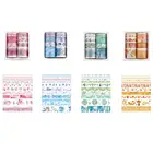 10 шт.лот набор милых бумажных малярных клейких лент океанские звезды, японский Канцелярский набор, наклейки для скрапбукинга Kawaii