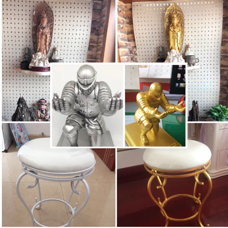 Бронзовая краска на водной основе 50 г для дерева золотой статуи мебели Золотая