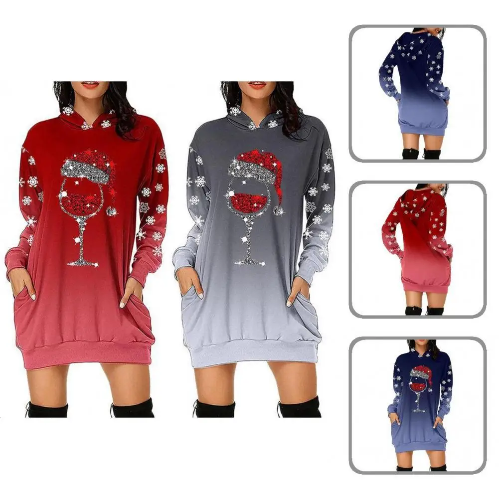 

Платье с капюшоном, длинное платье-свитшот с длинным рукавом