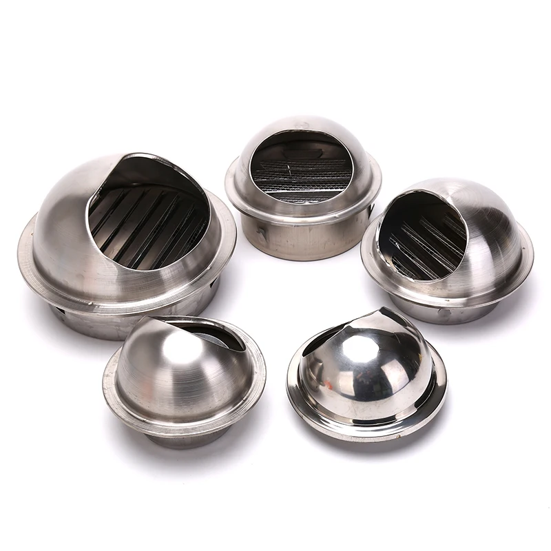 Stainless Steel Wall Ceiling Air Vent Ducting Ventilation Exhaust Grille Cover Outlet Heating Cooling Cap Waterproof Design |