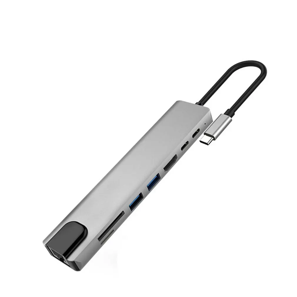 

USB C Laptop Docking Station USB 3.0 HDMl Gigabit PD Fealushon for MacBook Sam sung Galaxy S9 /S8 / S8+Type C Dock USB HUB