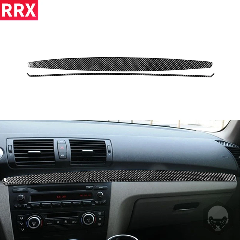 

Для BMW 1 серия E81 E82 E87 E88 2008-2013 наклейки из углеродного волокна Copilot приборная панель отделка полоса Стайлинг автомобиля аксессуары для интерь...