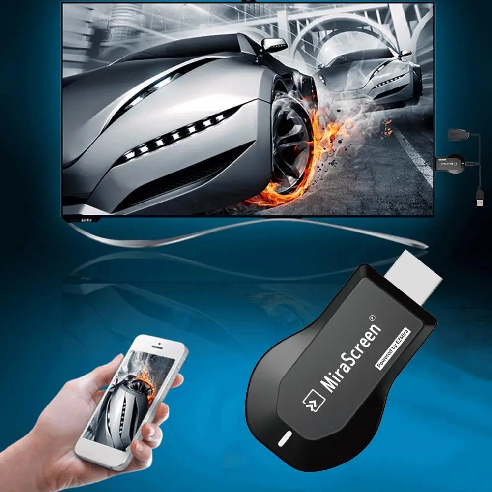 ТВ-приемник M2 Pro Anycast DLNA Miracast Airplay Wi-Fi дисплей зеркальный экран совместимый с HDMI