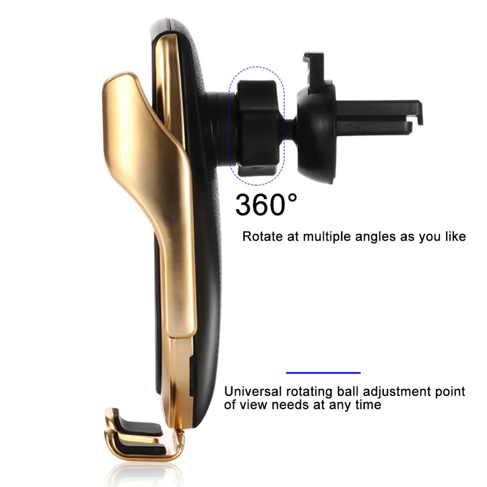 Популярное автоматическое автомобильное беспроводное зарядное устройство 10 Вт
