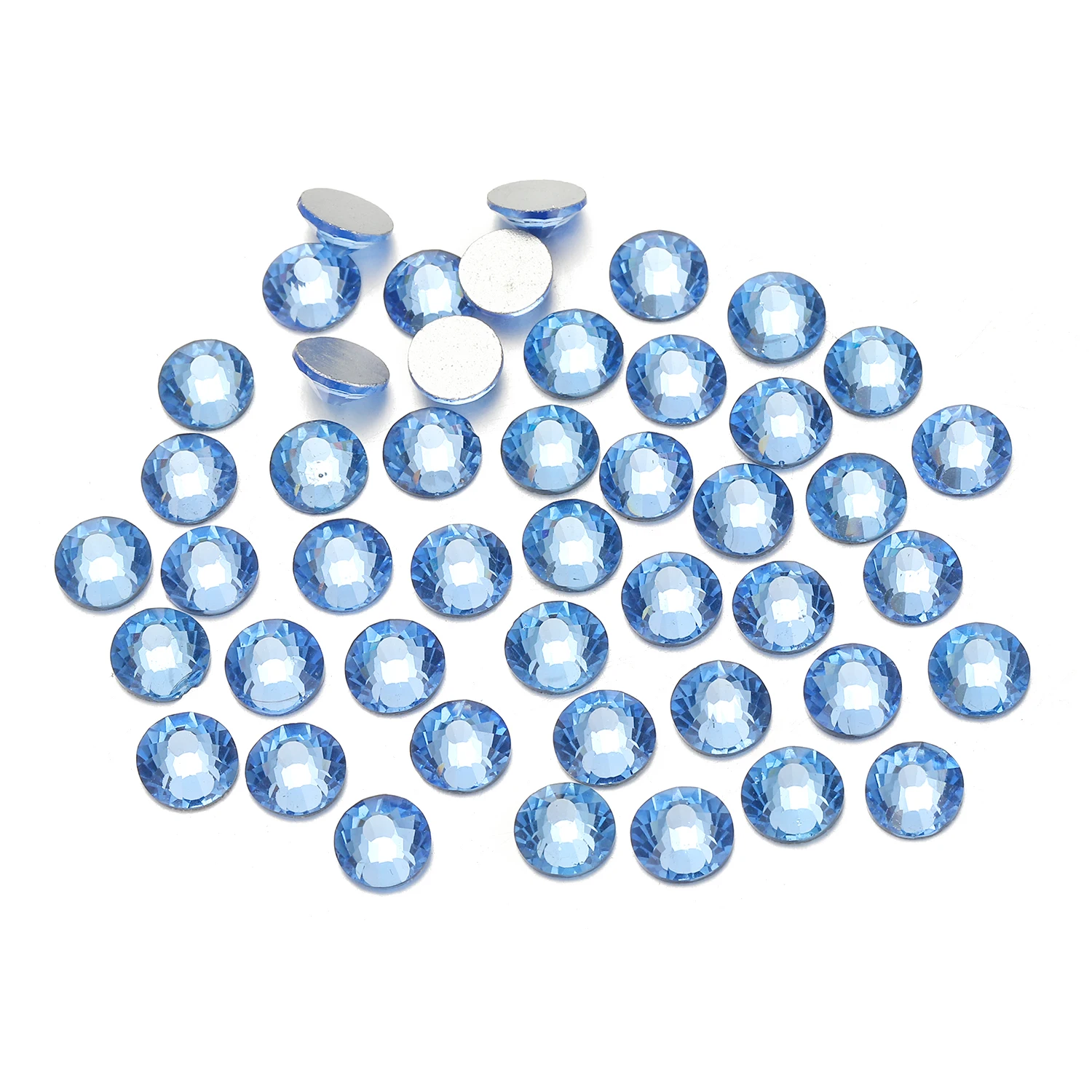 CTPA3bI светильник с сапфиром без горячей фиксации Хрустальный клей на Синие стразы