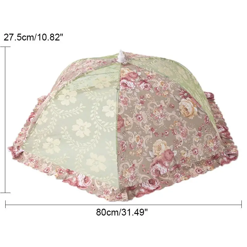 40 Складная крышки на блюда анти летучей пыли чехол для зонта со смещенным бытовой