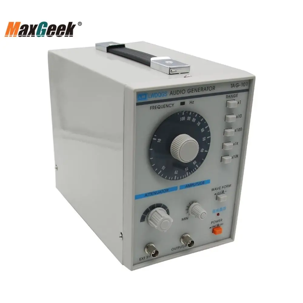 Maxgeek тег 101 звуковой генератор Функция от 10 до 1 МГц точность сигнал низкой частоты