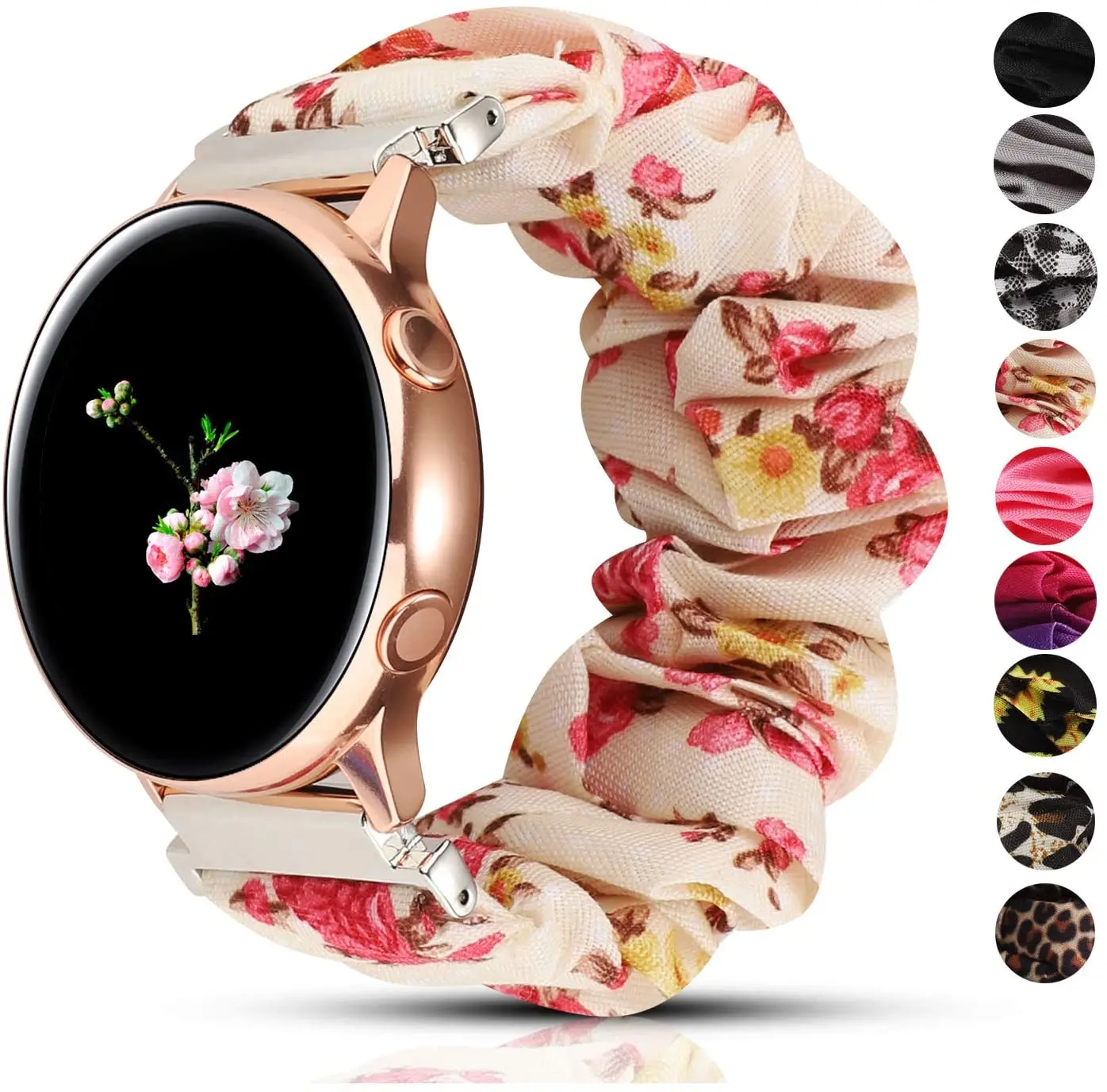 Нейлоновый эластичный ремешок для часов Samsung galaxy Watch 46 мм/Active 2 42 мм/Huawei watch GT2/Amazfit bip