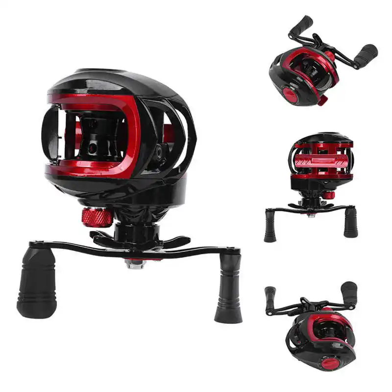 

18+1BB Fishing Reel Spinning 7.2:1 Gear Ratio Aluminum Alloy Magnetic Brake Standard Right/Left Hand Fishing Reels Wheel
