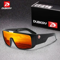 dubery brand designer oversized uv400 sunglasses men outdoor vintage driving sun glasses for men mirror male shades goggle c30