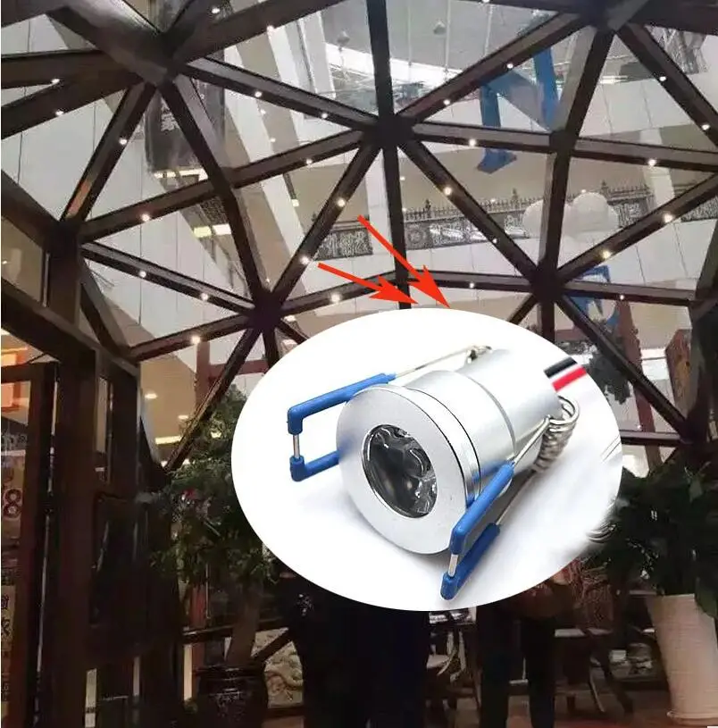 Встраиваемый точечный мини-светильник 3 Вт 220 В шт. | Освещение